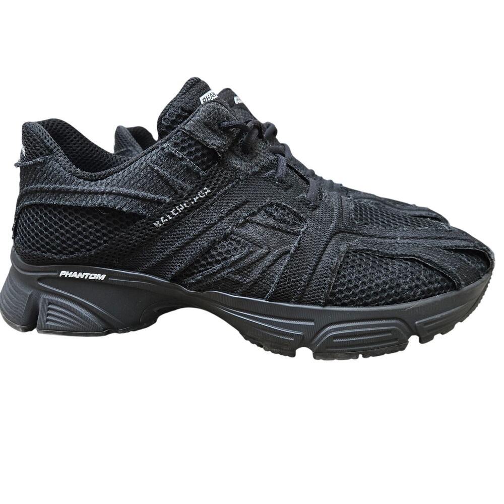 Balenciaga Mens Phantom Mesh Runner Sneakers Black 13